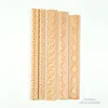 Unpainted wood mouldings cornice wood frame