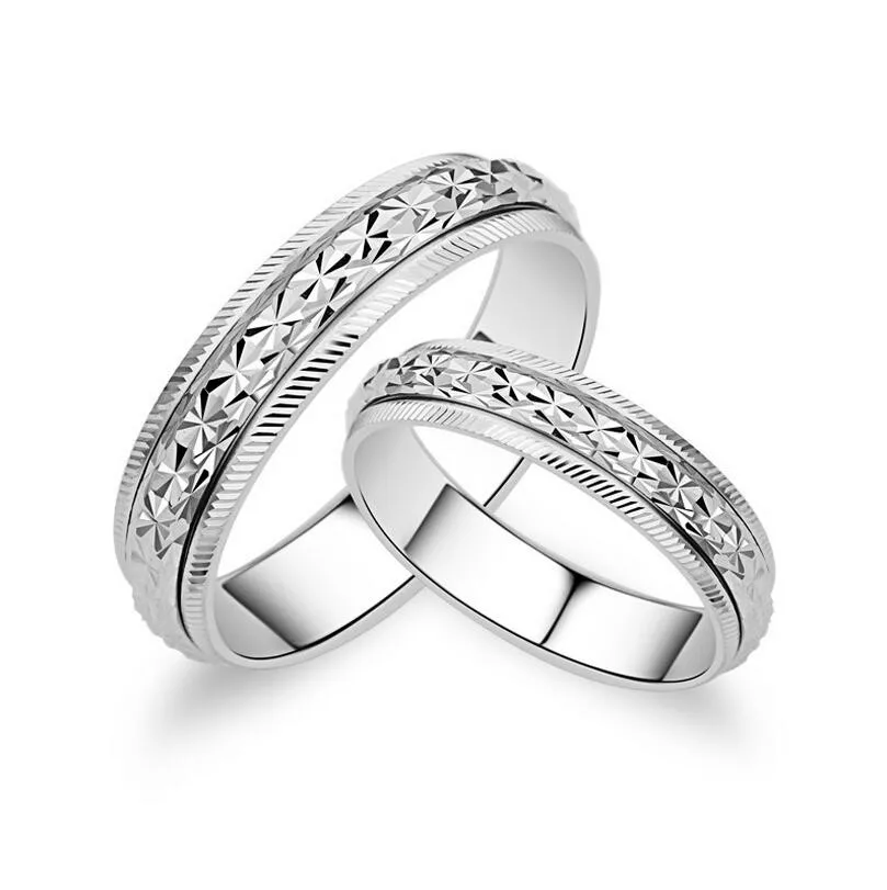 

Fine jewelry 100% 925 Sterling Silver contracted turn lovers ring Free shipping