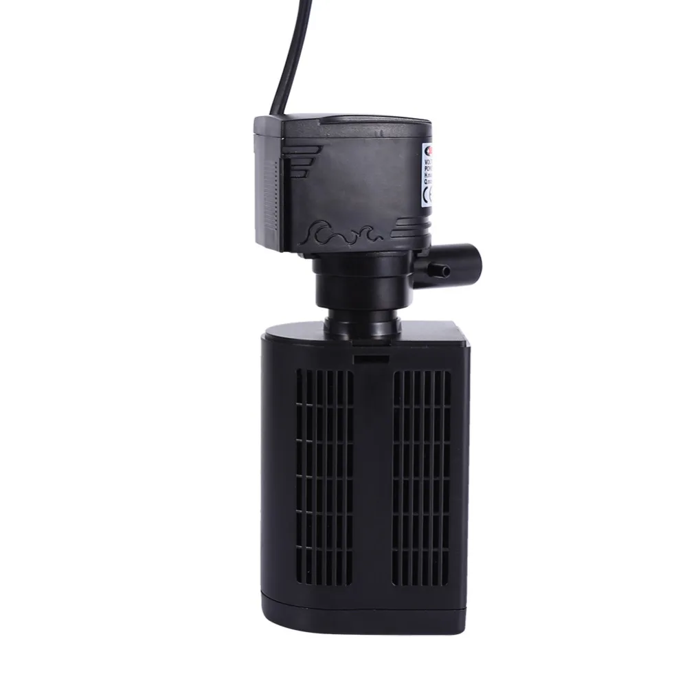 Multifunction Fish Filter 3 In 1 Aquarium Filter Submersible Oxygen