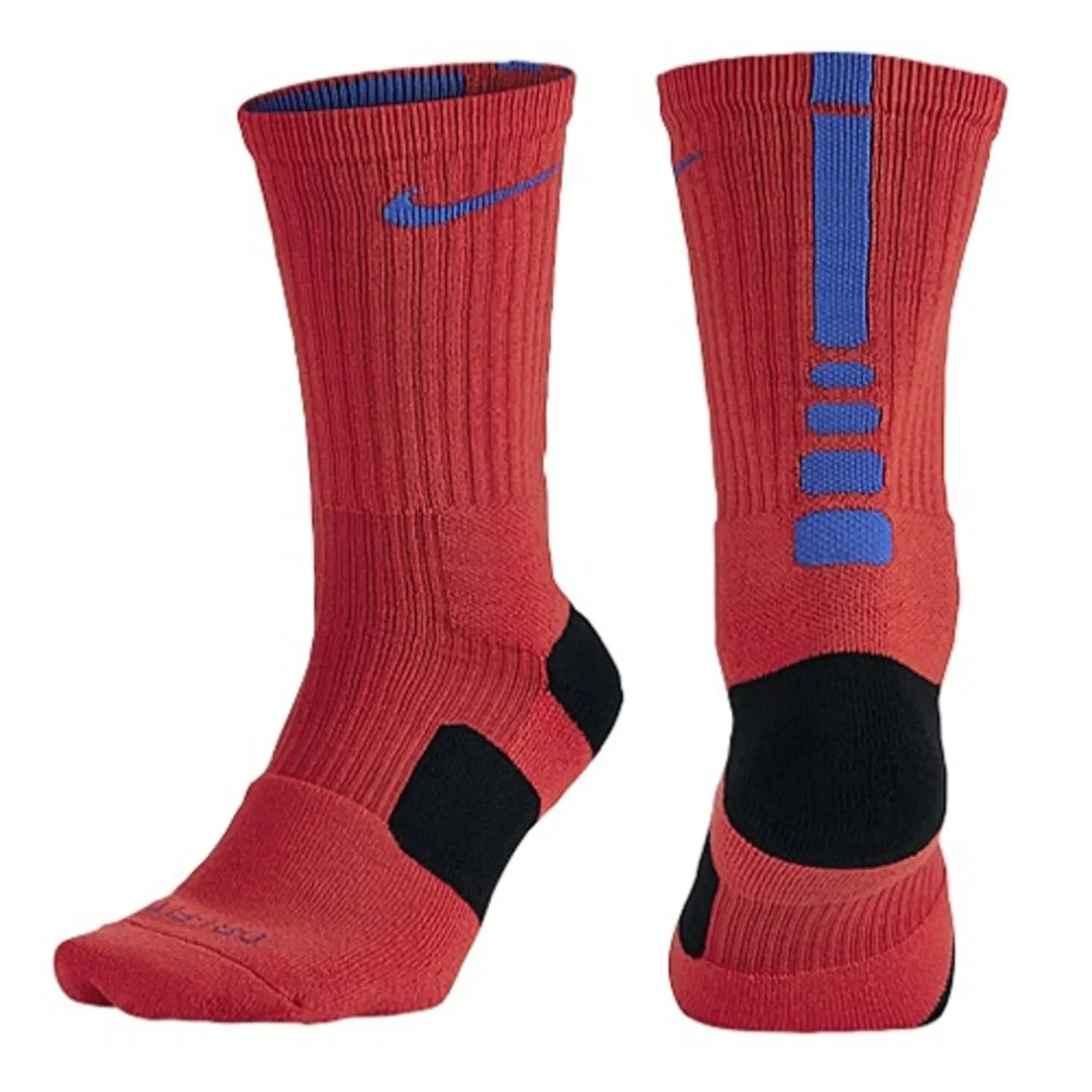 red and white nike elite socks