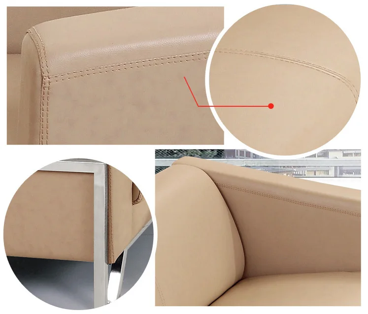 New Design Modern Leather Sofa Set for Living Room/Office SJ886