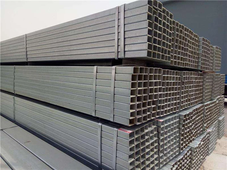 hot dipped galvanized and pre-galvanized square metal tubing