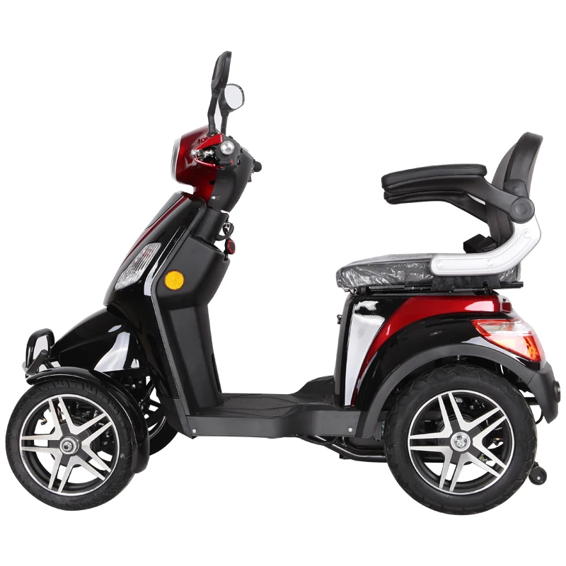 
middle size four wheel electric handicapped scooter for the elder 