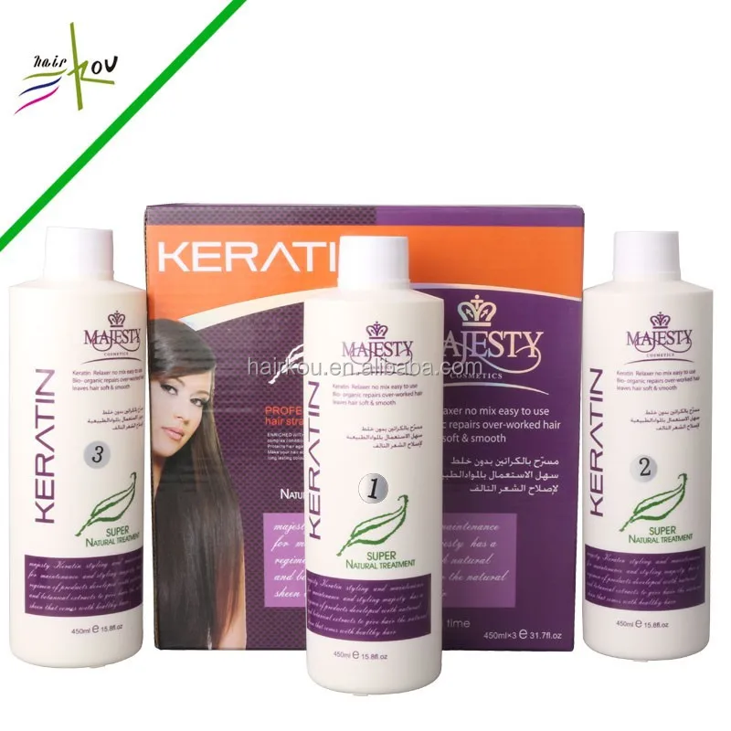 permanent hair straightening products