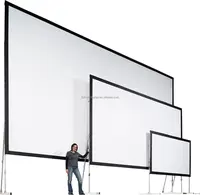 

4x3 Meter Large Size Outdoor Fast Folding Projector Screen Foldable Projection Screen