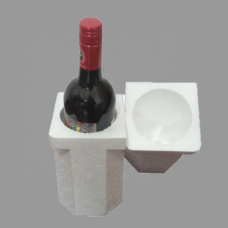 One Bottle Of Styrofoam Wine Shipped By Shipper In Container/containing