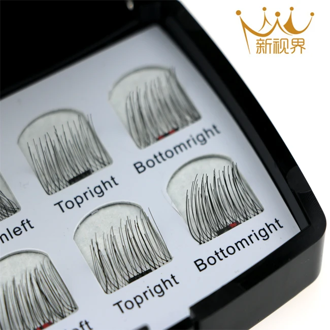 Magnetic Eyelashes Reusable False Magnetic Eyelashes for Natural Look (1 Pair 4 Pieces), No Glue Required Fake Mink Lashes