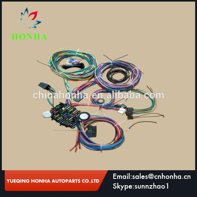 21circuit Automotive Wire Harness Universal Automotive Complete Replacement Wiring Harness And