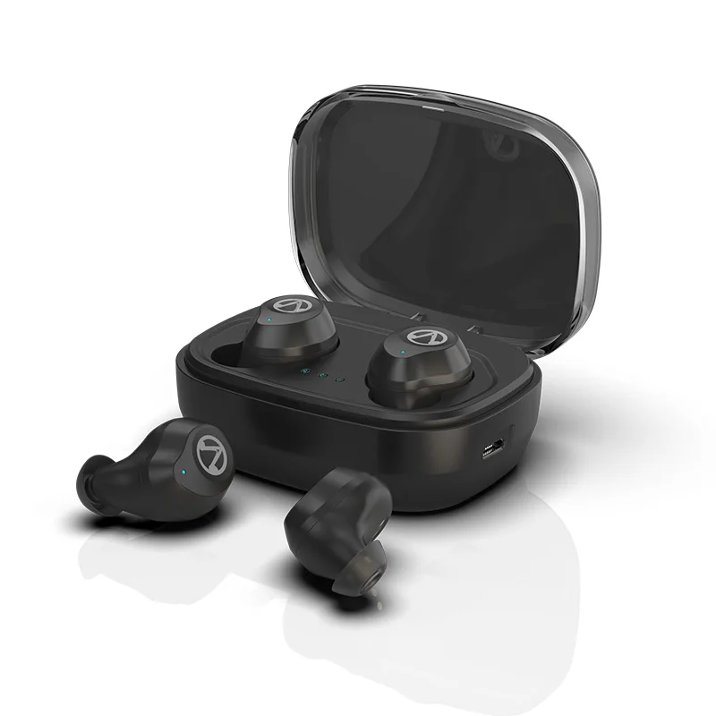 

OEM Ipx7 Waterproof Super Bass Top Mini Touch 5.0 3000mah Active Noise Cancelling Sport Truely Invisible Wireless Earbuds, Black