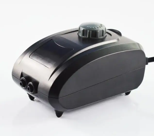 

Aquarium air pump unique design for fish tank aquarium accessories, White/black