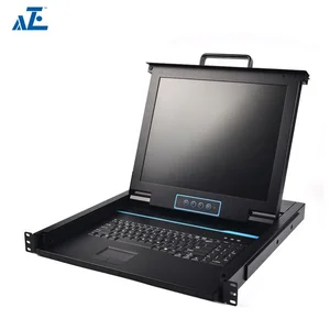 1U Single Port KVM Console Server Rack 17 inch
