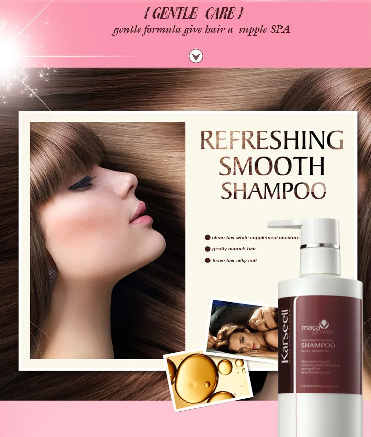 Karseell high quality nourishing double moisturizing hair colour style shampoo