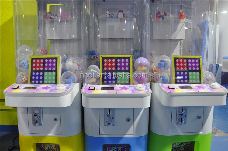 New Magic box prize machine, coin operated capsule toys machine with games