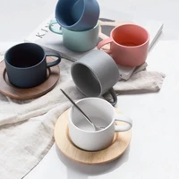 

Creative Mini candy color simple cute small fresh coffee cup ceramic cup lovers cup frosted Mug