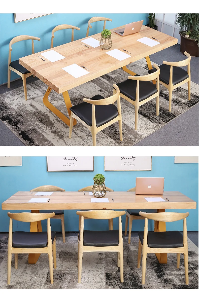 Solid Wood Dining Table Malaysia Imported Rubber Wood Dining Room