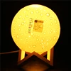 3D Moom Shape LED Night Lamp On/Off Switch Bedside Moon Night Light For Kids Gifts