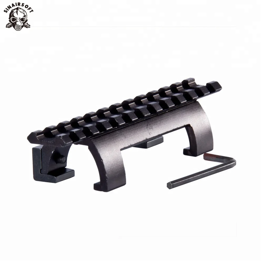 

Style MP5, MK5,HK, G3,GSG5 Claw Scope Mount For Hunting Rifle Picatinny/Weaver Rail Handguard -MDMP5 Picatinny Weaver Rails, Bk