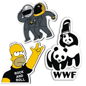 reasonable price different design die cut custom stickers