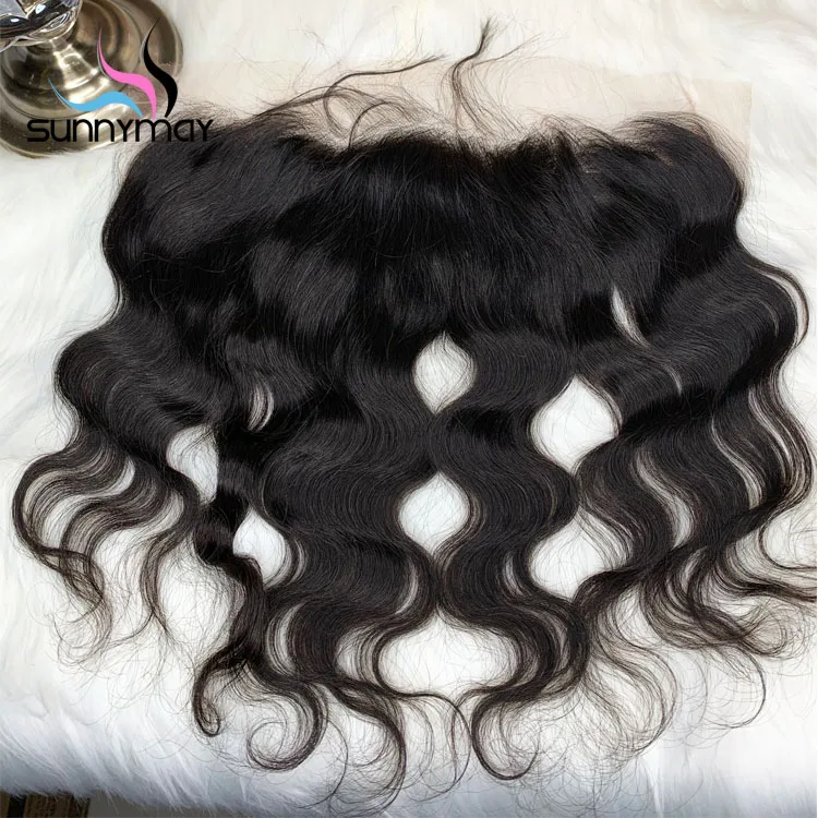 

Brazilian Body Wave Lace Frontal Ear to Ear Human Hair Lace Closure Size 13x4 inch Natural Color Thin Swiss Lace Frontal, Natural color;can be dyed