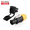Cnlinko 3 pin Powercon Orange Plug IP67 waterproof for Led Screen