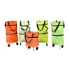 Folding Portable Fashion Unisex Durable Travel Luggage Bag Compass Trolley Bag Reusable Vegetable Market Bags