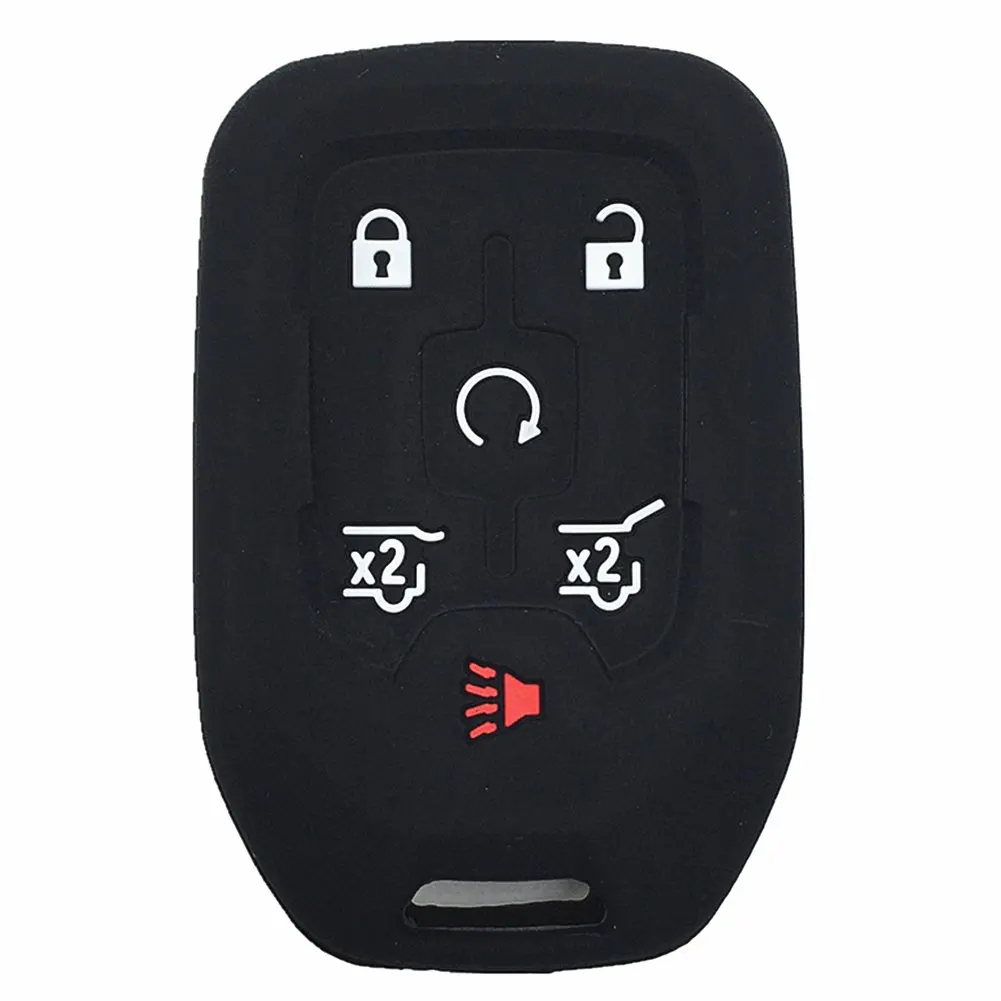 Buy Ezzy Auto Black Leather Key Fob Cover With Keychain 3