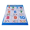 3D embossed PVC hanging chart for study knowing number one to ten