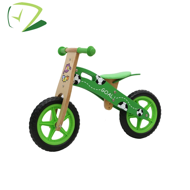 
Non-toxic paint cheap two wheel toddler wooden balance bicycle for training balance 
