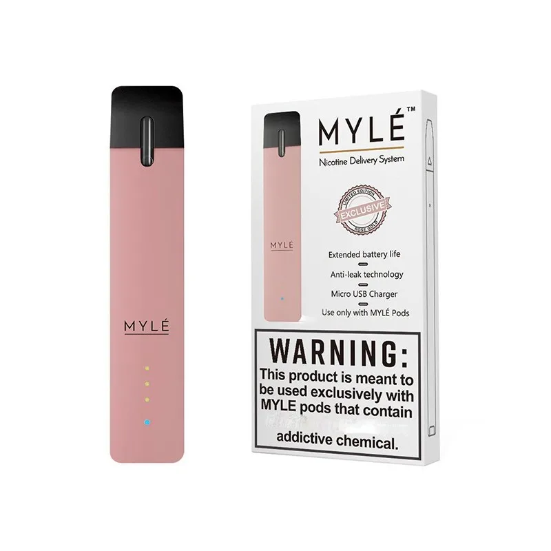 

wholesale high quality rose gold Myle pod battery, Black;white;blue;grey;red;pink;rose gold