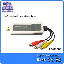 USB2.0 android capture card with RCA composite and S-video input for camera on notebook and tablet PC , Ipad,Amdroid box