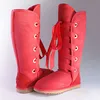 2017 High Quality Red Leather Boots for Women