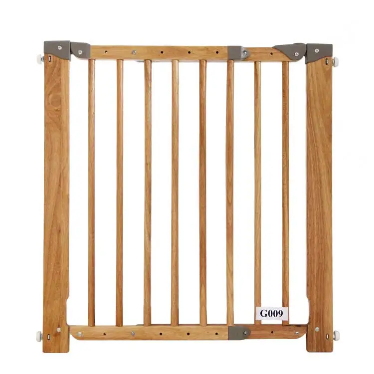 

G009 OEM Babysafe original wooden baby safety gate, Natural