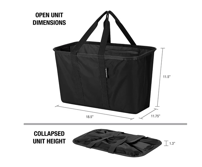 Clevermade Snapbasket 30 Liter Reusable Tote Bag With Reinforced Bottom ...