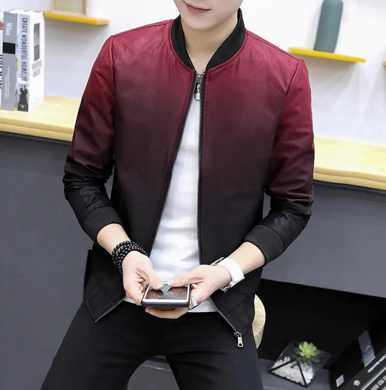 

PJ1011A Wholesale new design leisure jacket coat men, Gray/red/green/orange