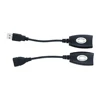 New item Over Single RJ45 Ethernet CAT5/5e 6 Cable Up to 150FT for Laptop DVR Mouse USB UTP Extender Adapter
