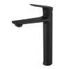 HOT SALE brass luxury tall matte black china health cartridge bathroom basin black and gold faucet