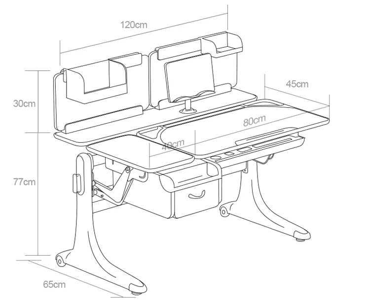 L12b Great Sale Study Table For Kids Student Reading Table Student