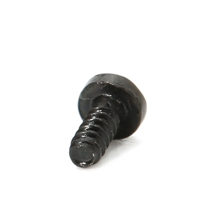 M1 M1.2 M1.4 M1.6 M2 Black Zinc Plated Torx Rounded Head Threadforming