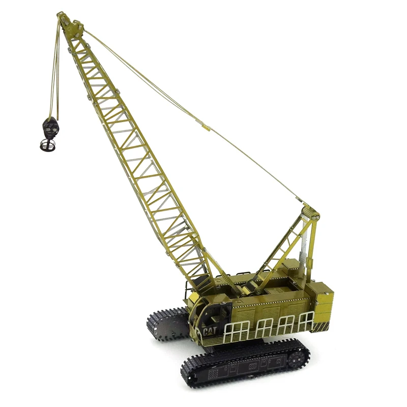 

DIY educational engineering crane metal 3d puzzle toy for kids, Colours