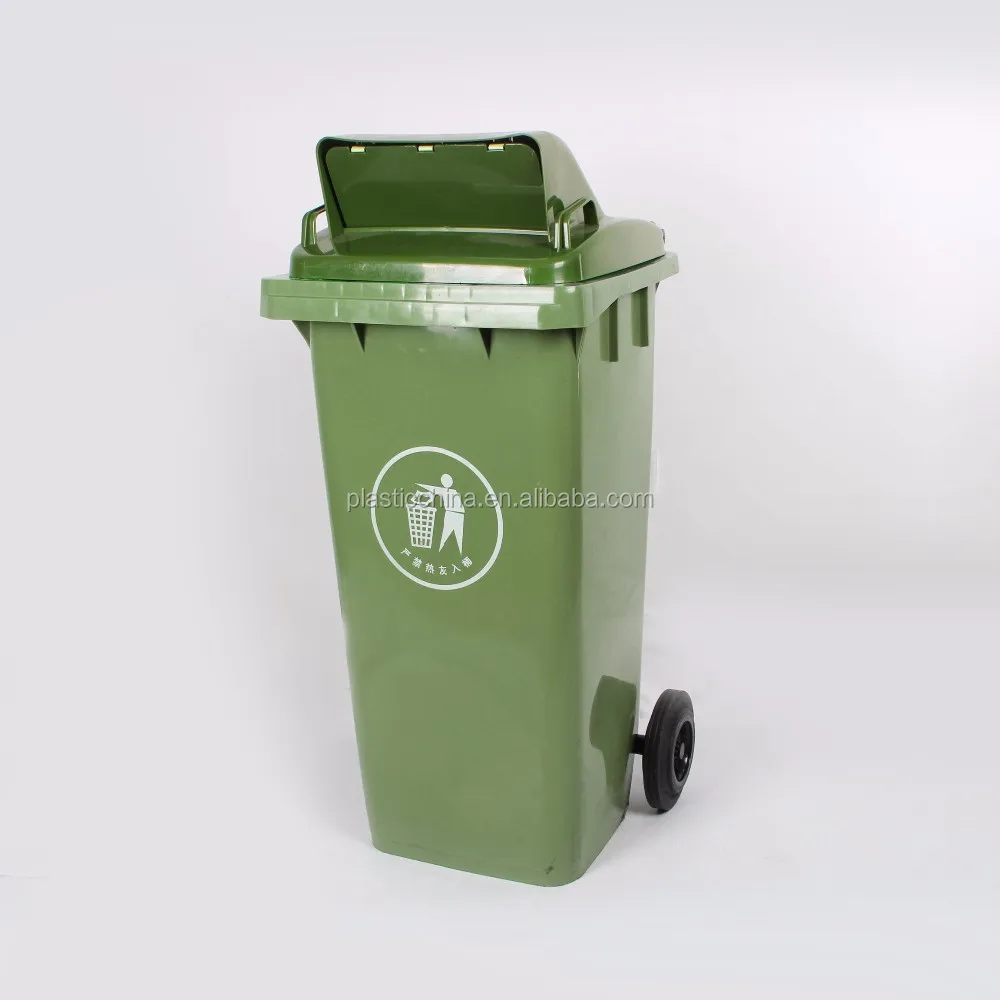 plastic rubbish bins