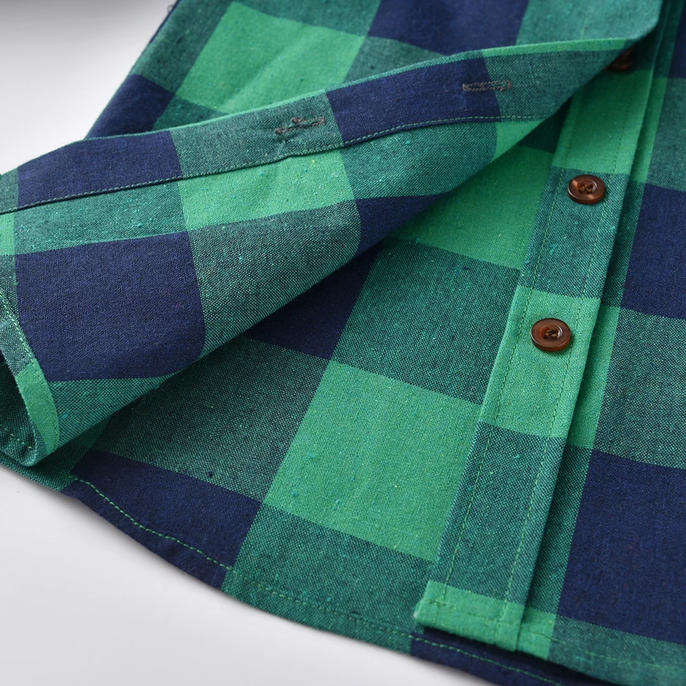 
custom casual boys long sleeve 100 cotton plaid shirt 