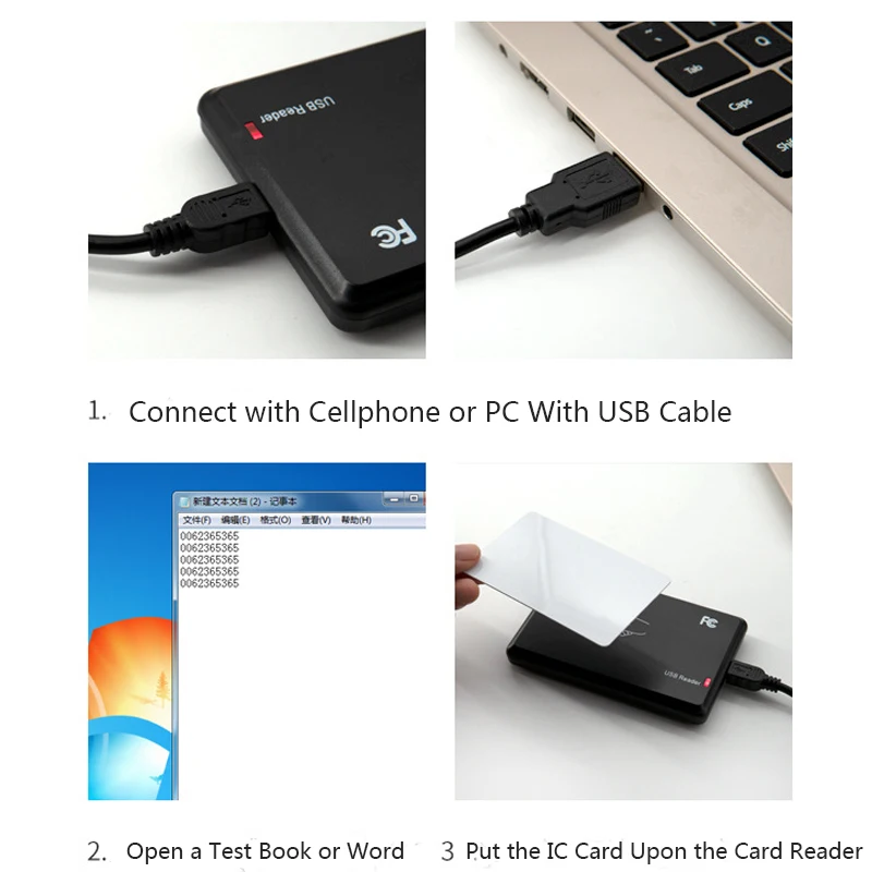 R20C 13.56Mhz long range USB Interface desktop RFID reader nfc Card Reader IC Smart Card RFID Reader