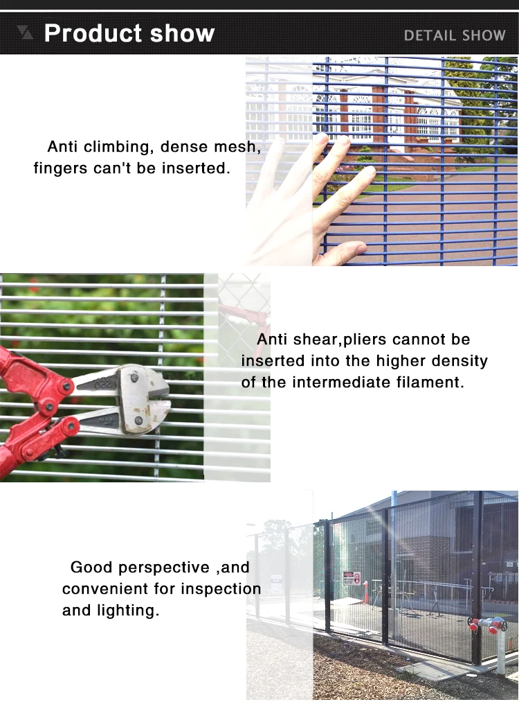 358 Anti Climb  Security Fence