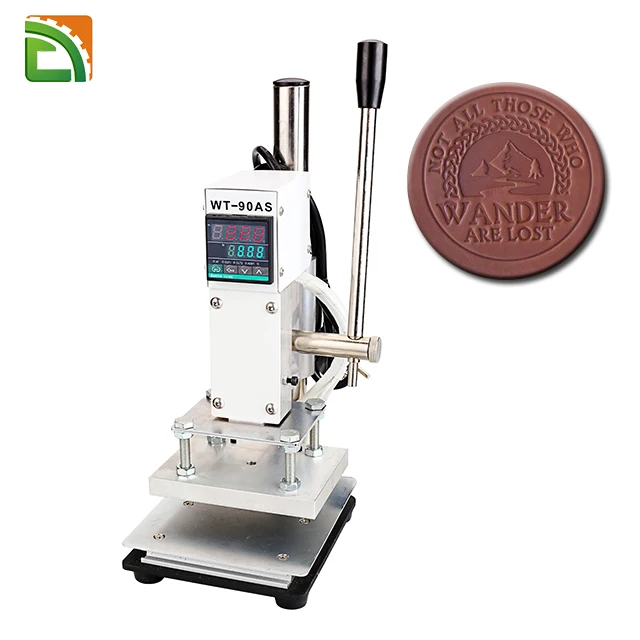 
hand press electric press brass engrave large custom embosser 