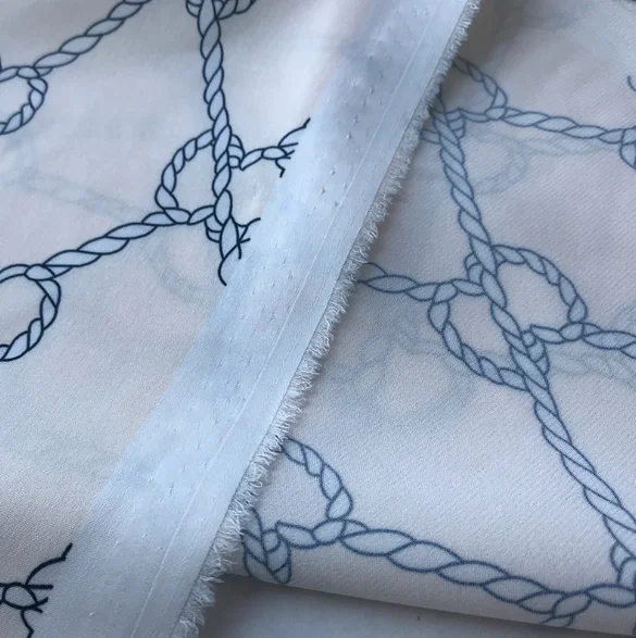 
Custom Pattern Sublimation Prints Fashion Show Dress Fabric 