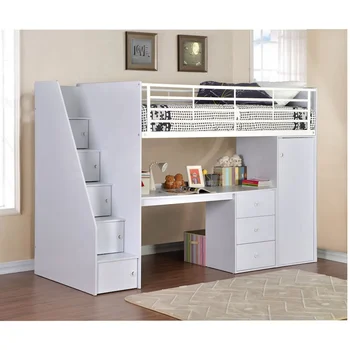high sleeper cabin bed with desk