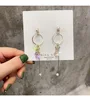 Irregular Lovely Crystal Bear Earring Tassel Drop Dangle Earrings