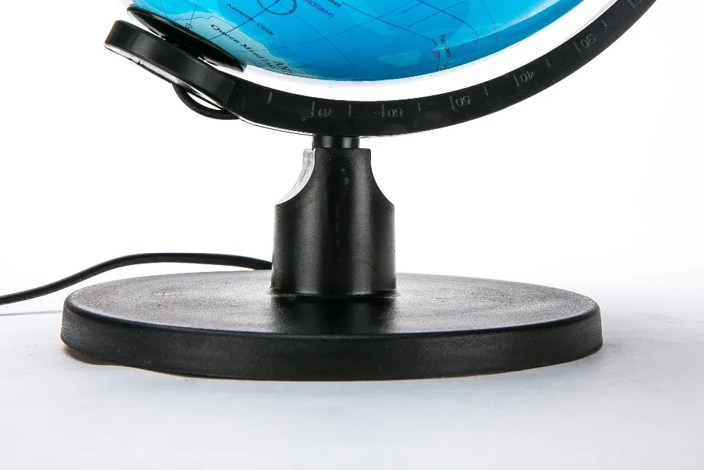 10 Inch(25cm) Pvc World Globe Plastic Globe Geography Globe Lamp With