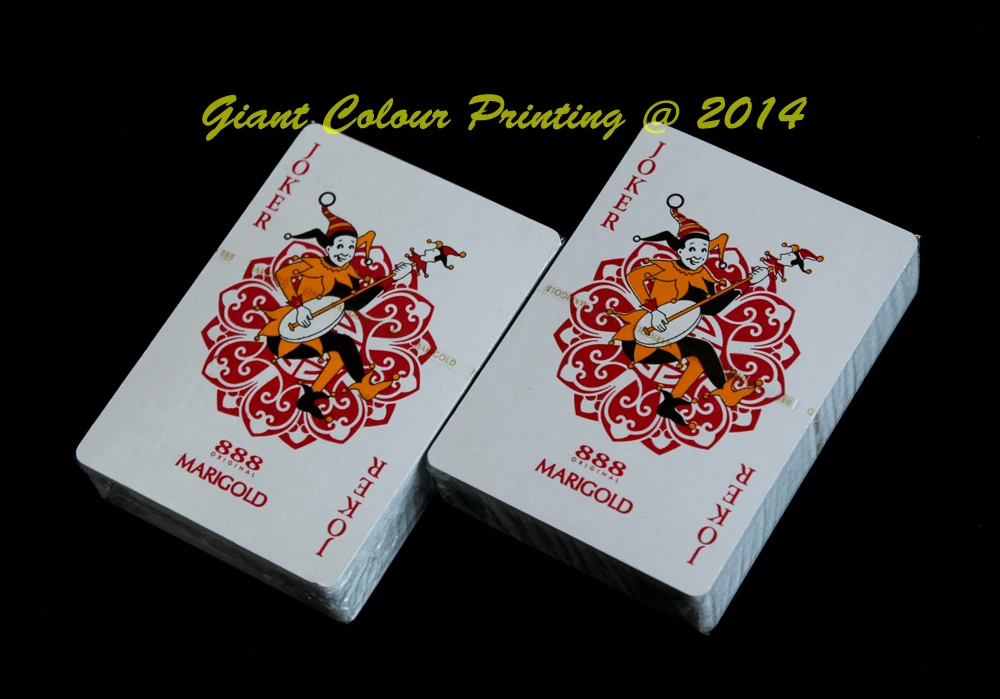 Poker Size Marigold 888 Paper Made Ultimate Kitty Game Cards Playing