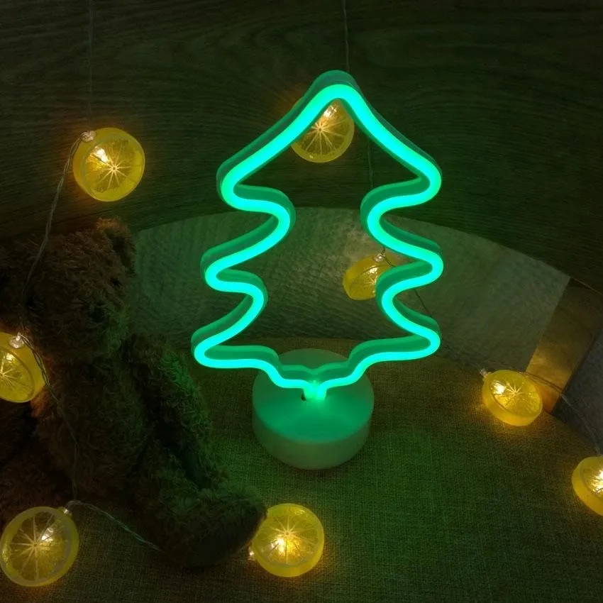 Led Holiday Christmas Tree Neon Lights For Home Decoration Buy